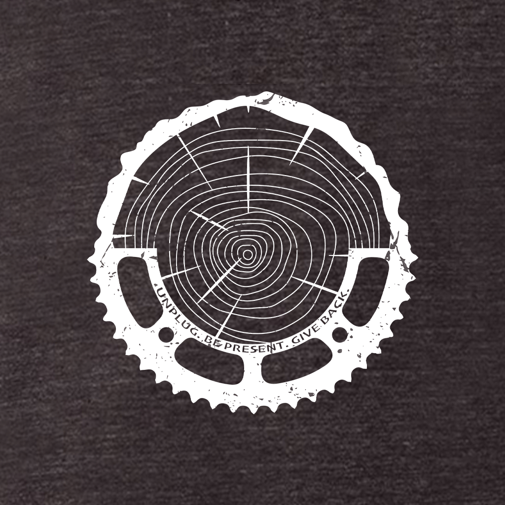 Tree Rings Chainring Triblend T-Shirt
