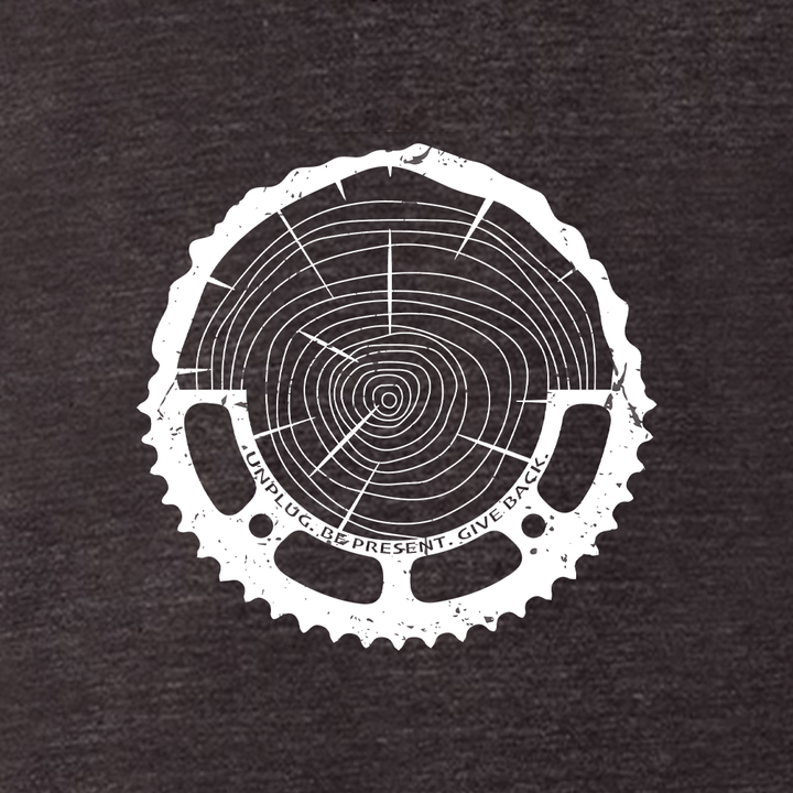 Tree Rings Chainring Triblend T-Shirt