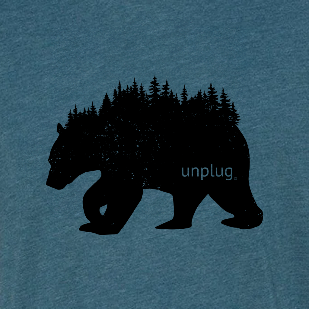 Bear In The Trees Triblend T-Shirt