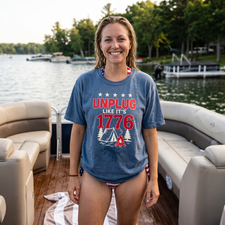 UNPLUG 1776 Cotton T-Shirt powered by Comfort Colors®