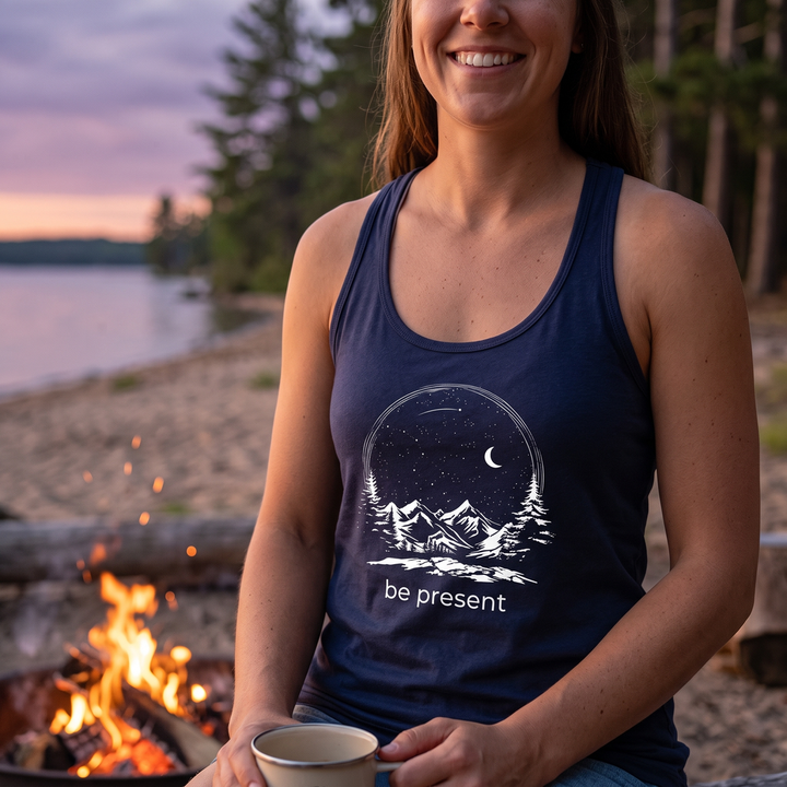 STARRY NIGHT SKY Women's Racerback Tank Top