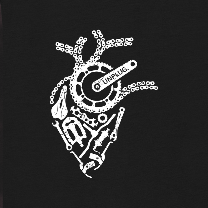 Anatomical Heart (Bicycle Parts) Long Sleeve T-Shirt