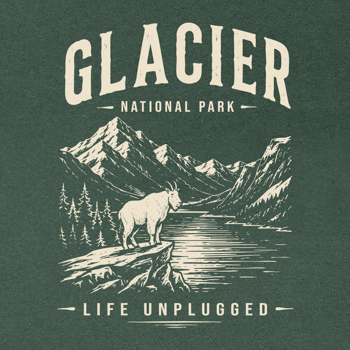 GLACIER NATIONAL PARK Heavyweight Hoodie