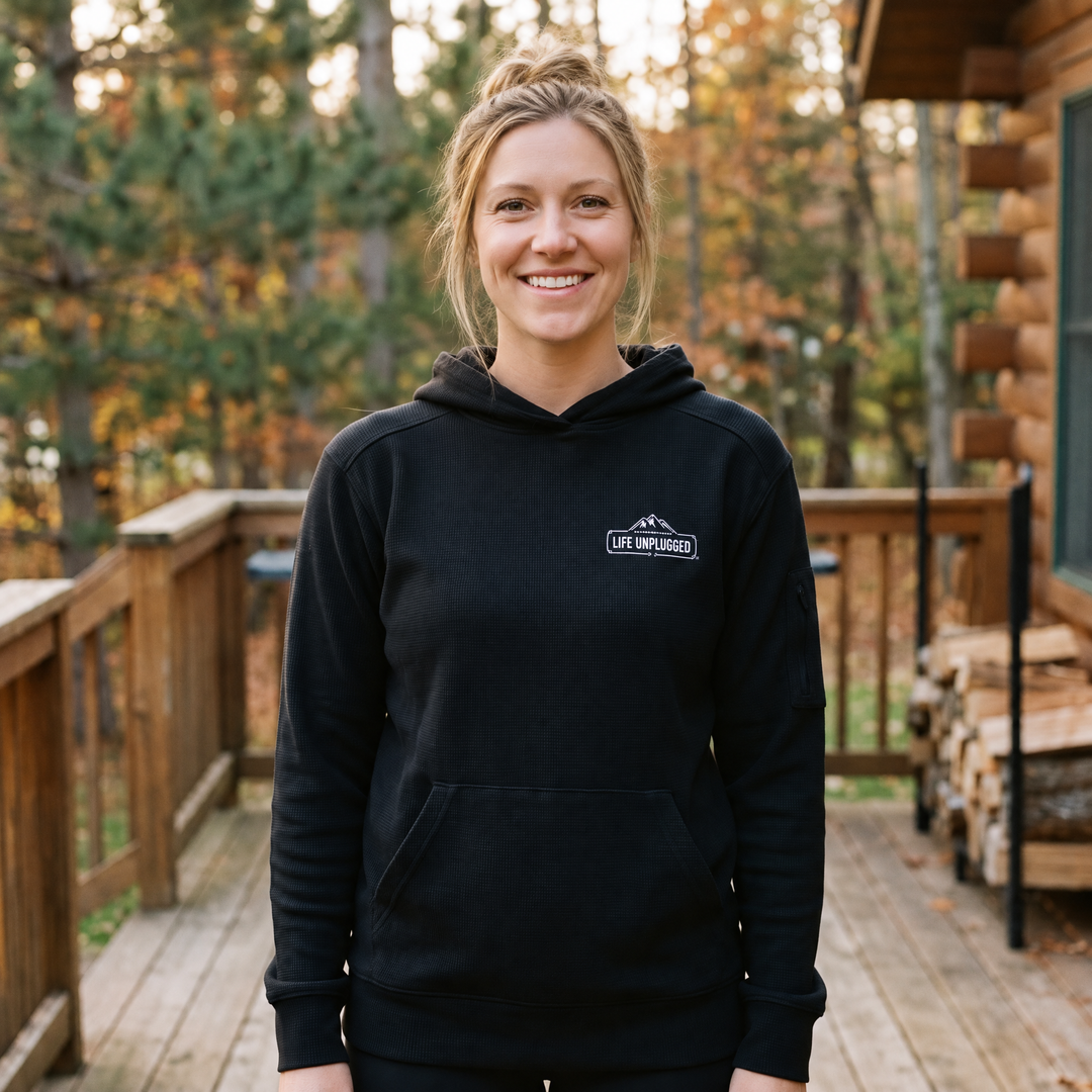 Founder's Select™ Waffle Knit Performance Hoodie — Front view