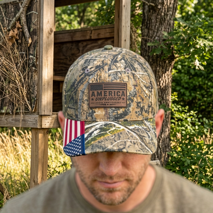 Limited Edition America Unplugged Camo Flag Hat