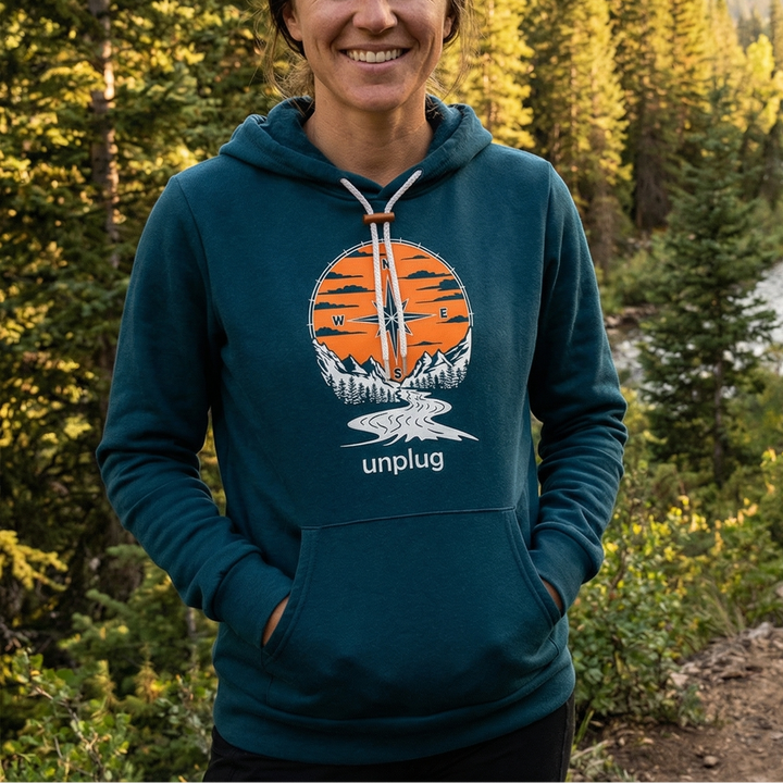 Compass Sunset Super Soft Hoodie