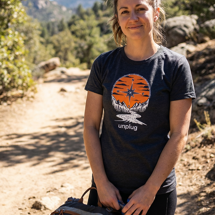 Compass Sunset Women's T-Shirt