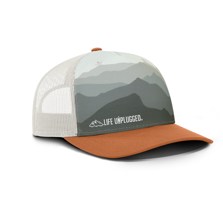 Limited Edition Rusty Mountain Range Low Profile Snapback Hat