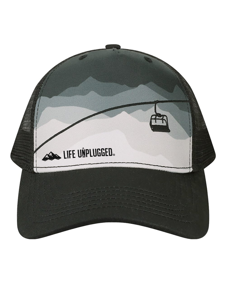 Limited Edition Ski Lift Mountain Mid Profile Snapback Hat