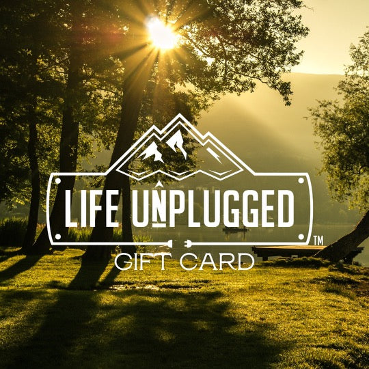 Life Unplugged Sticker Life Unplugged Gift Card