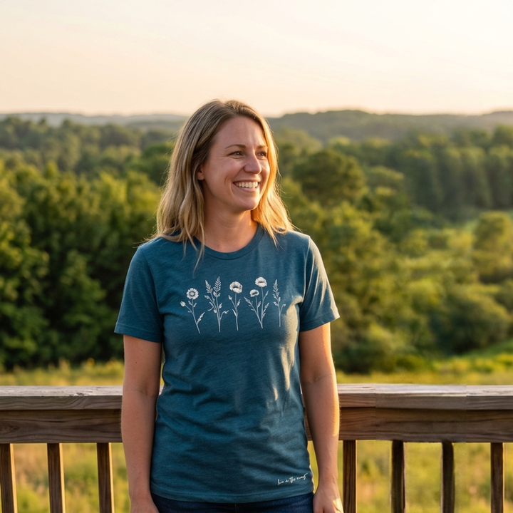 Live in the Moment Wildflower Triblend T-Shirt