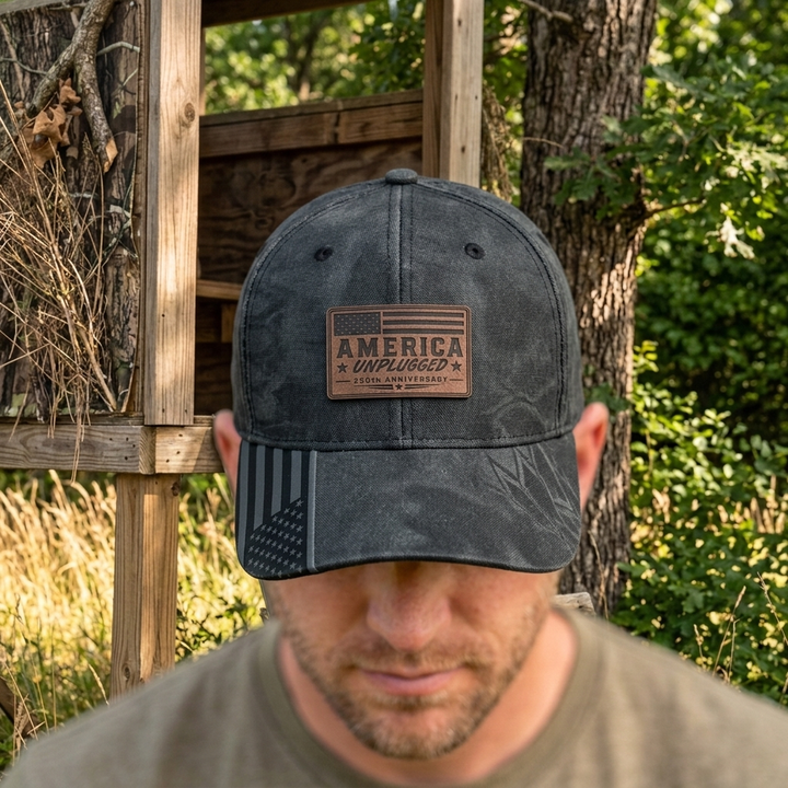 Limited Edition America Unplugged Kryptek Black Flag Hat