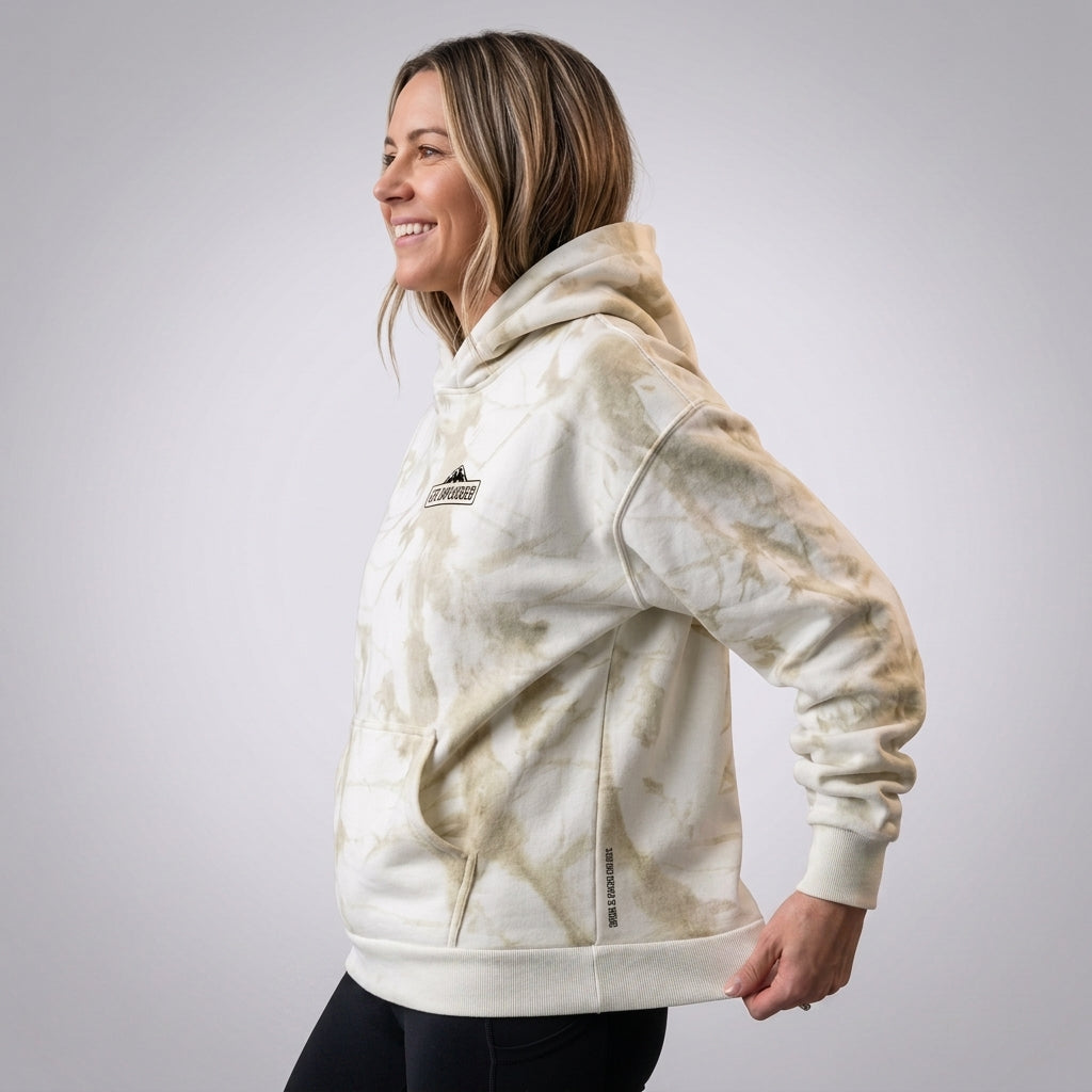 Founder's Select™ White Camo Oversized Heavyweight Hoodie