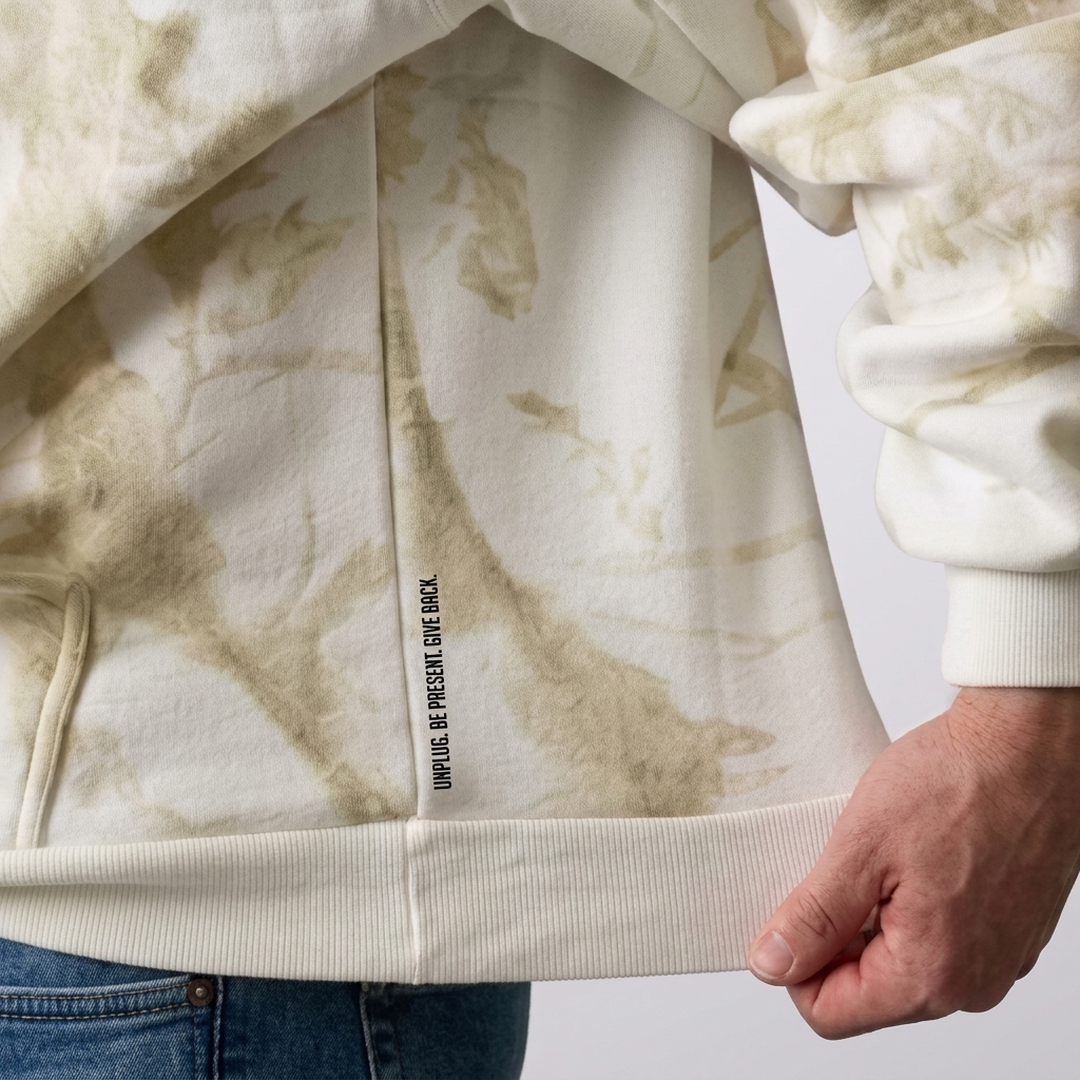 Founder's Select™ White Camo Oversized Heavyweight Hoodie