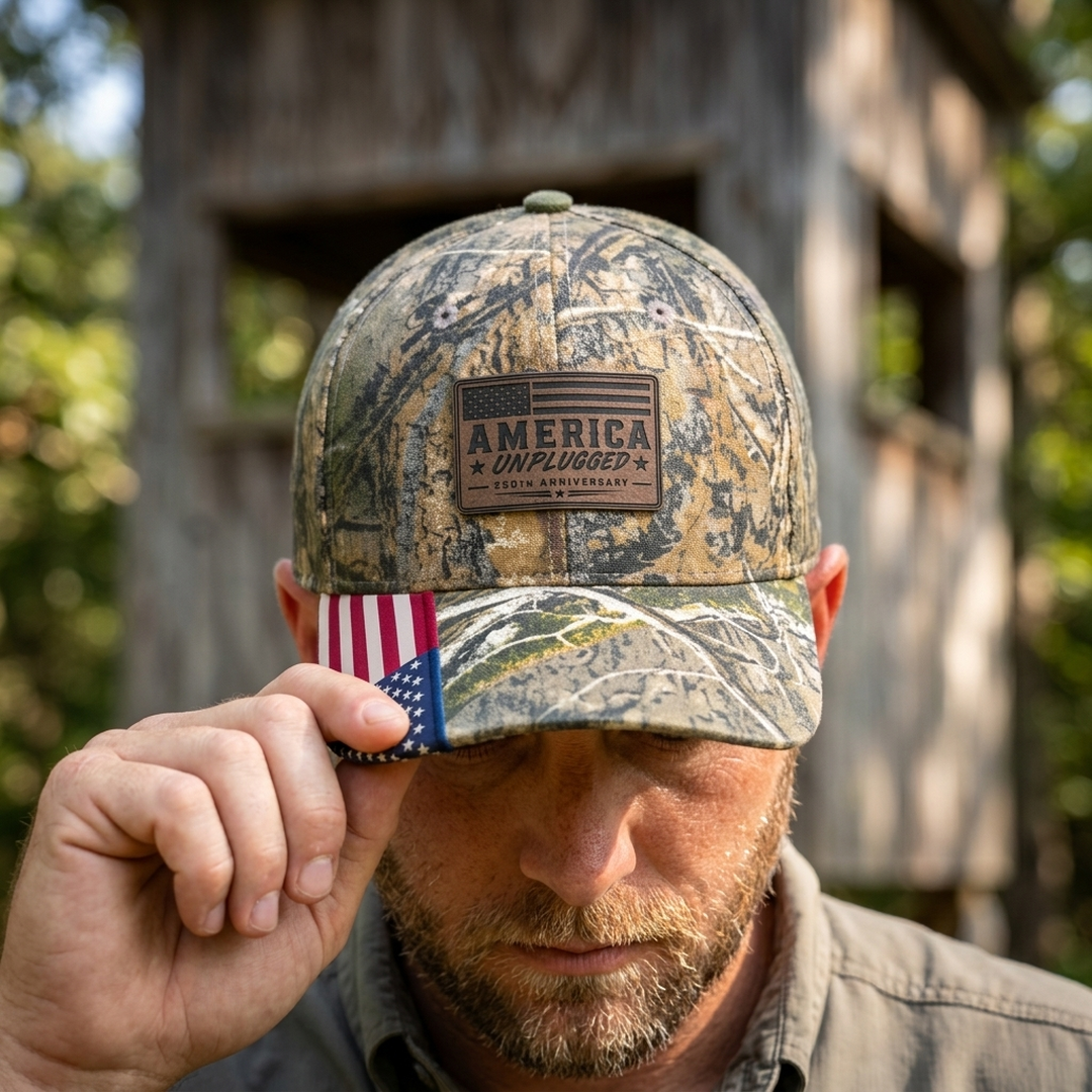 Limited Edition America Unplugged Camo Flag Hat