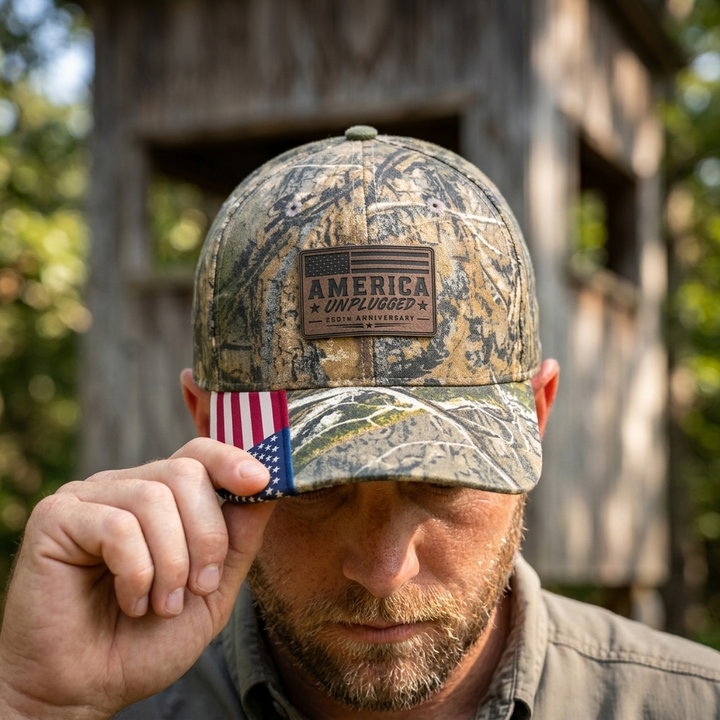 Limited Edition America Unplugged Camo Flag Hat