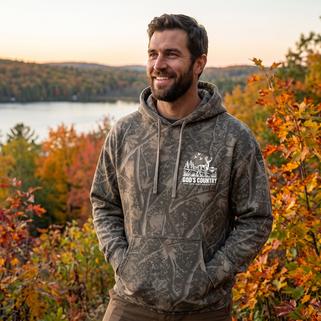 Limited Edition God's Country Washed Camo Heavyweight Hoodie