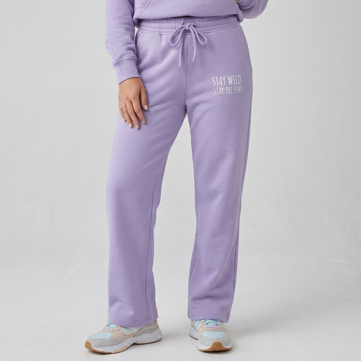 LIMITED EDITION Ladies Wildflower Super Soft Wide Leg Sweatpants