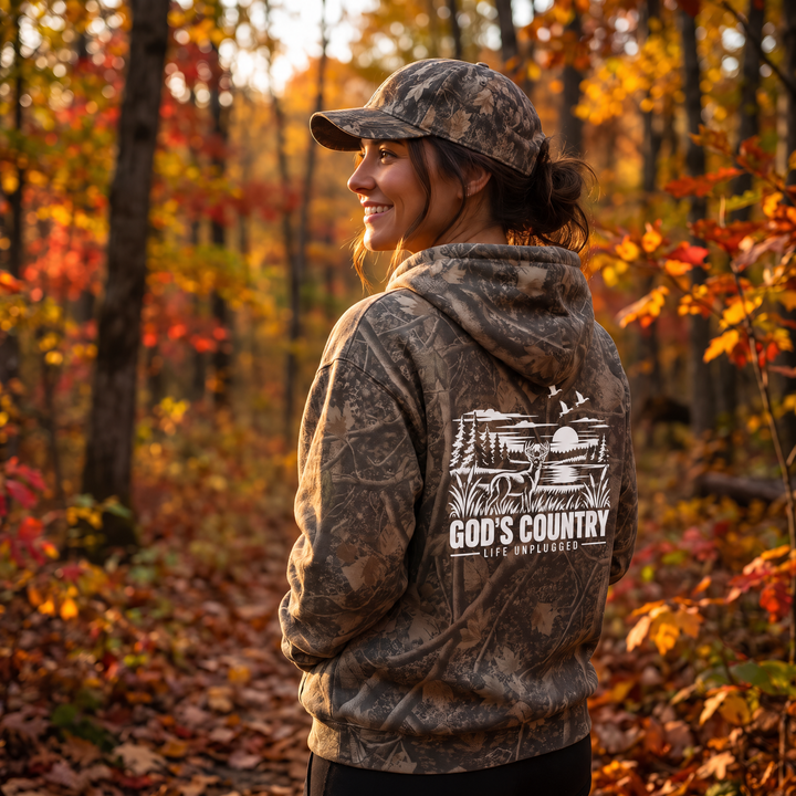 Limited Edition God's Country Washed Camo Heavyweight Hoodie
