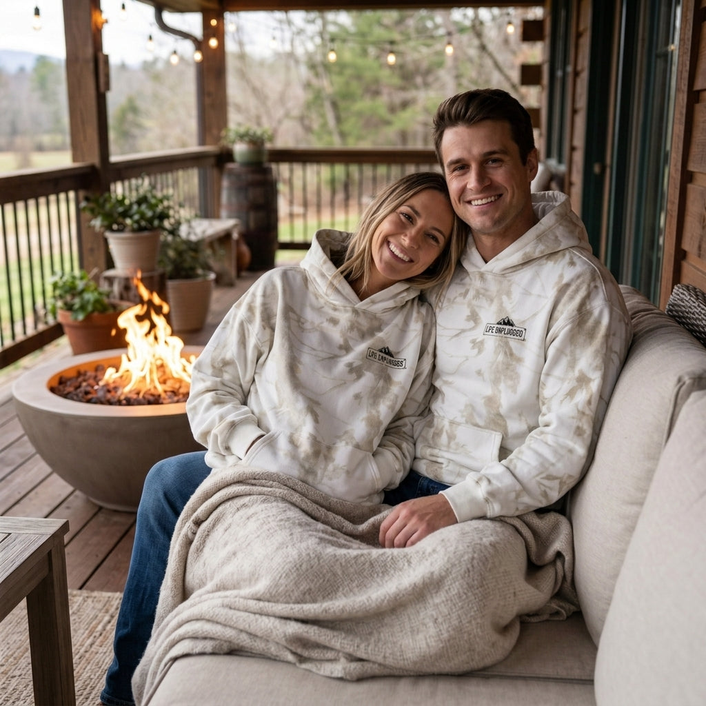 Founder's Select™ White Camo Oversized Heavyweight Hoodie