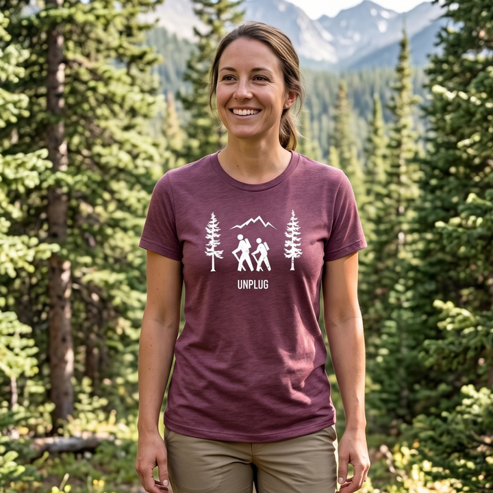 Hiking Scene Women's T-Shirt