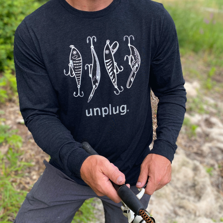Fishing Lures Premium Polyblend Long Sleeve T-Shirt