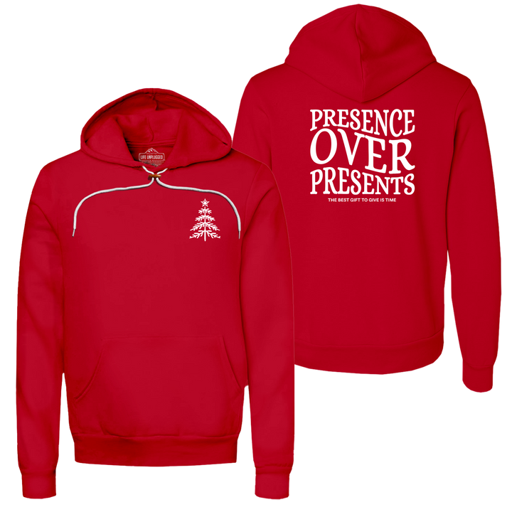 Presence Over Presents Super Soft Hoodie
