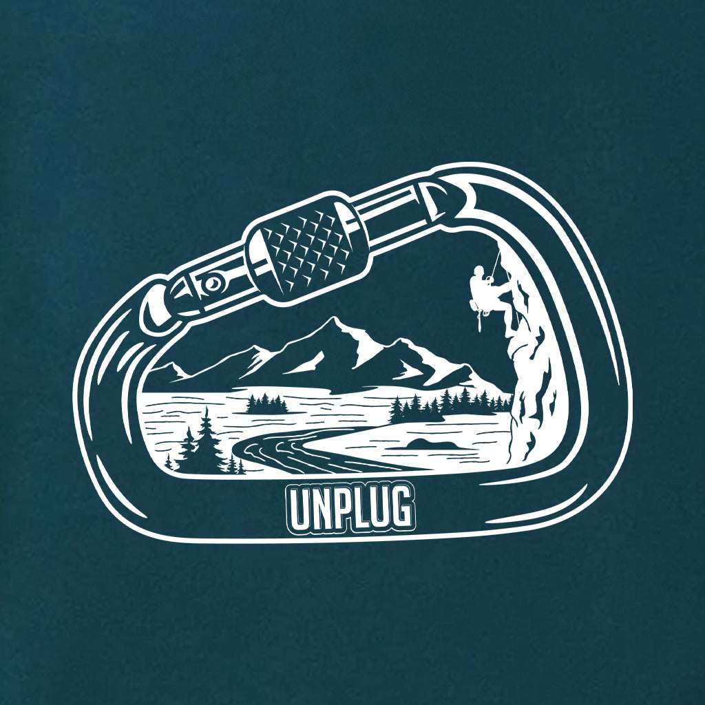 Rock Climbing Mountain Scene Super Soft Hoodie