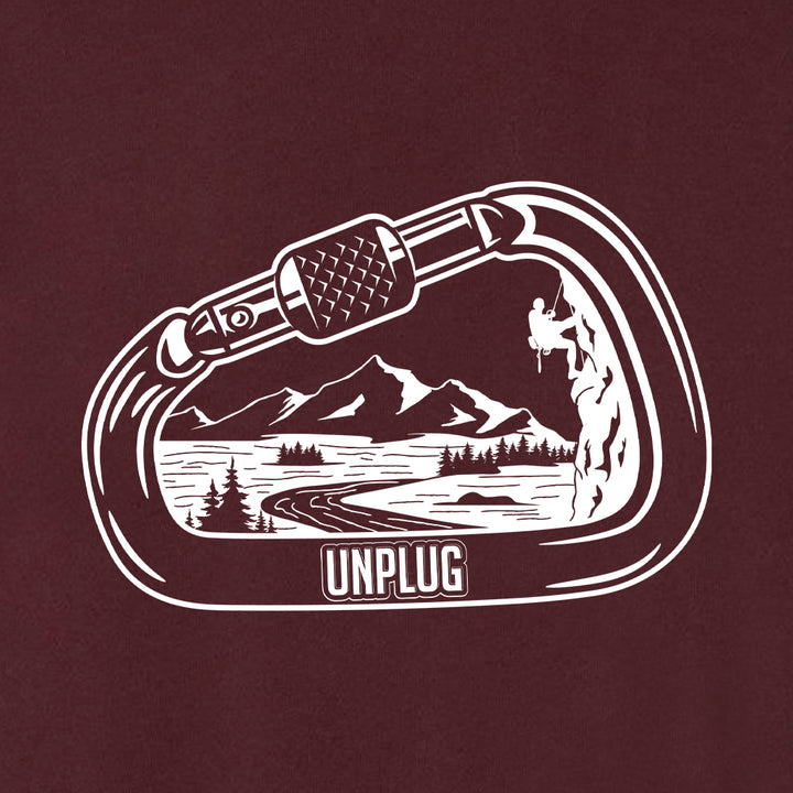 Rock Climbing Mountain Scene Midweight Super Soft Crewneck Sweatshirt