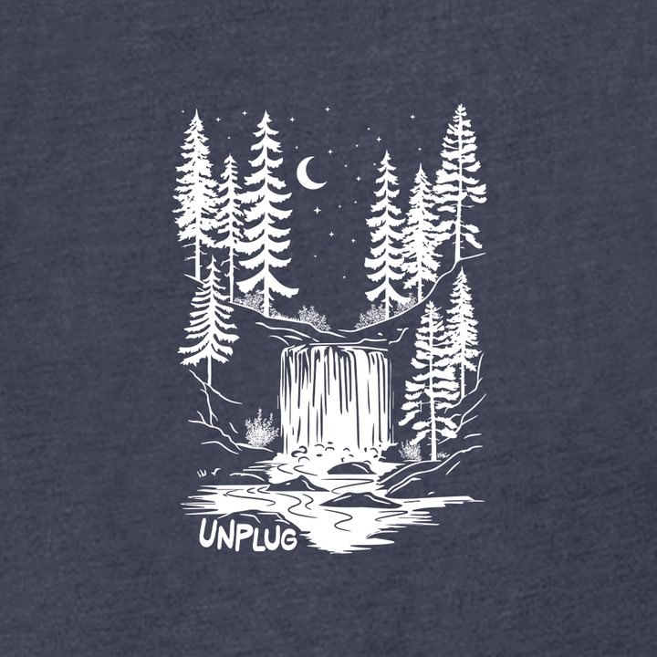 WATERFALL UNDER THE STARS Women's T-Shirt