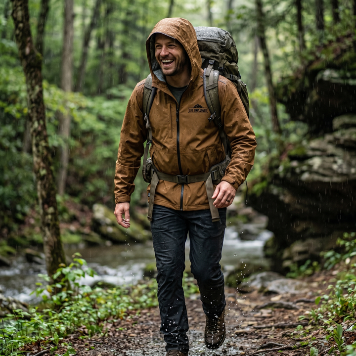 Founder's Select™ Men's Storm Defender Waterproof Rain Jacket Powered by DRI DUCK®