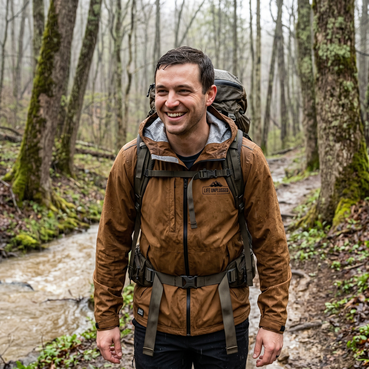 Founder's Select™ Men's Storm Defender Waterproof Rain Jacket Powered by DRI DUCK®