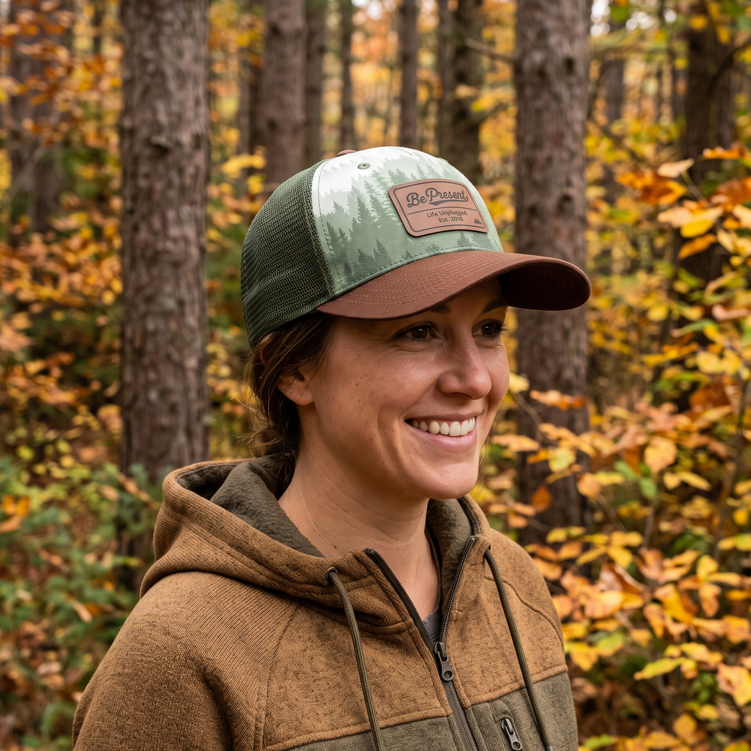 Limited Edition Evergreen Wilderness Mid Profile Snapback Hat
