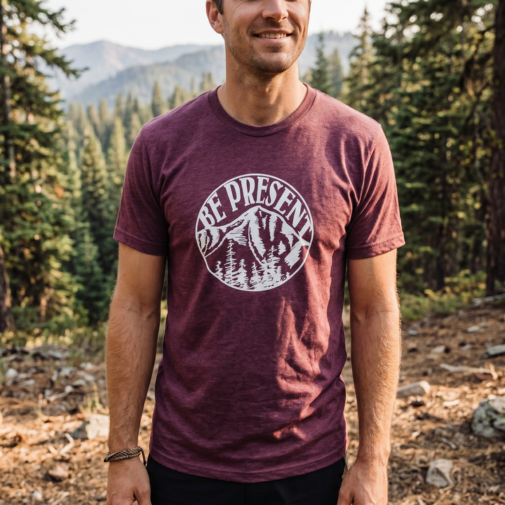Be Present Mountain Triblend T-Shirt