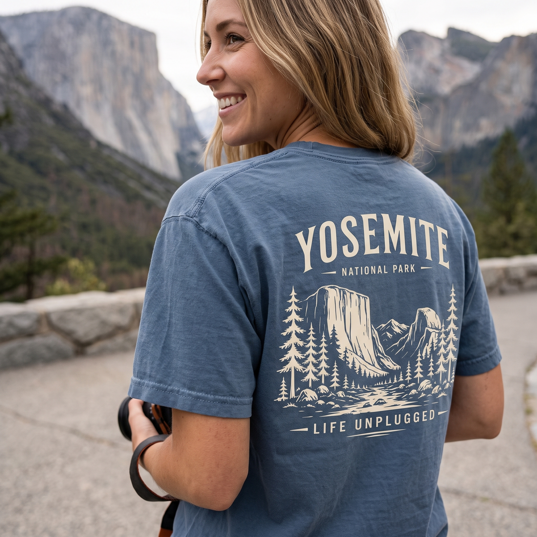 YOSEMITE NATIONAL PARK Cotton T-Shirt powered by Comfort Colors®