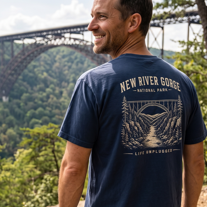 NEW RIVER GORGE NATIONAL PARK Cotton T-Shirt powered by Comfort Colors®