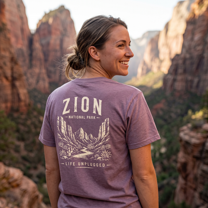 ZION NATIONAL PARK Cotton T-Shirt powered by Comfort Colors®