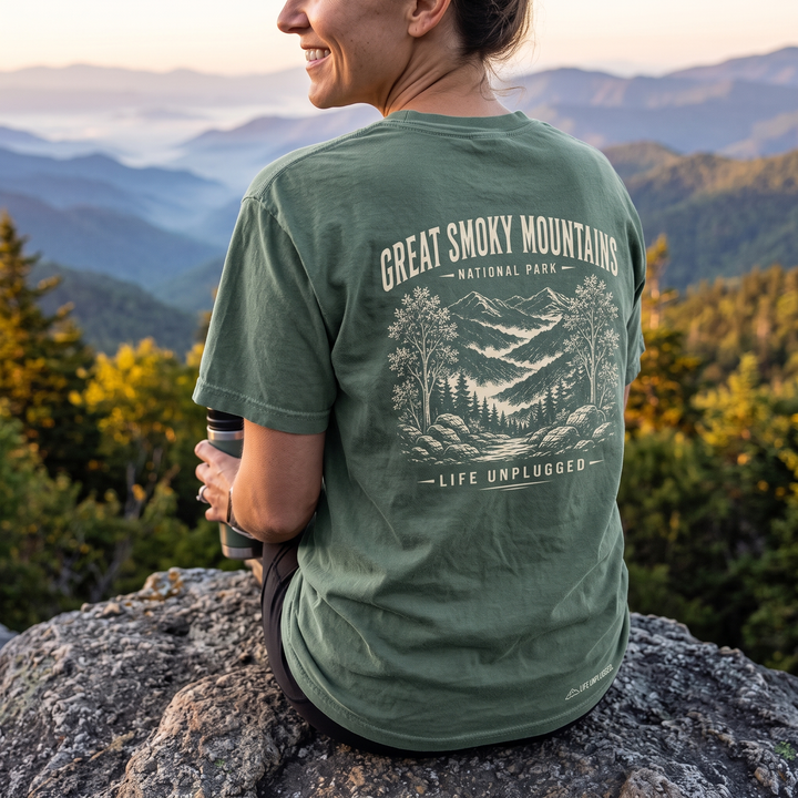 GREAT SMOKY MOUNTAINS NATIONAL PARK Cotton T-Shirt powered by Comfort Colors®