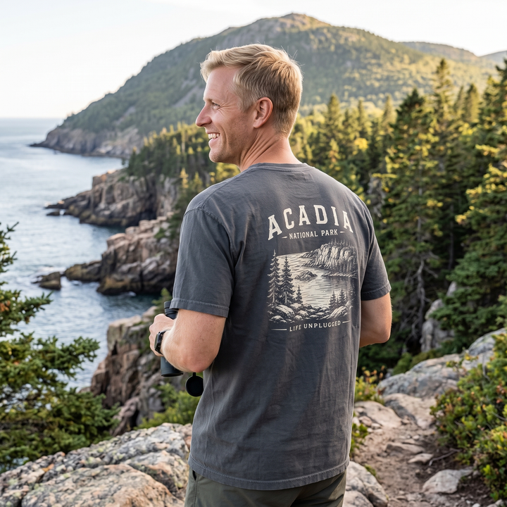 ACADIA NATIONAL PARK Cotton T-Shirt powered by Comfort Colors®