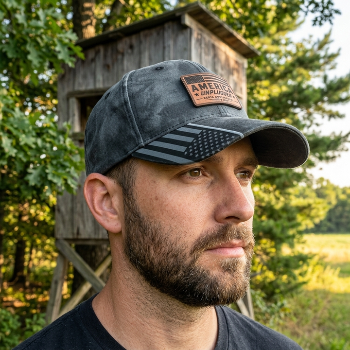 Limited Edition America Unplugged Kryptek Black Flag Hat