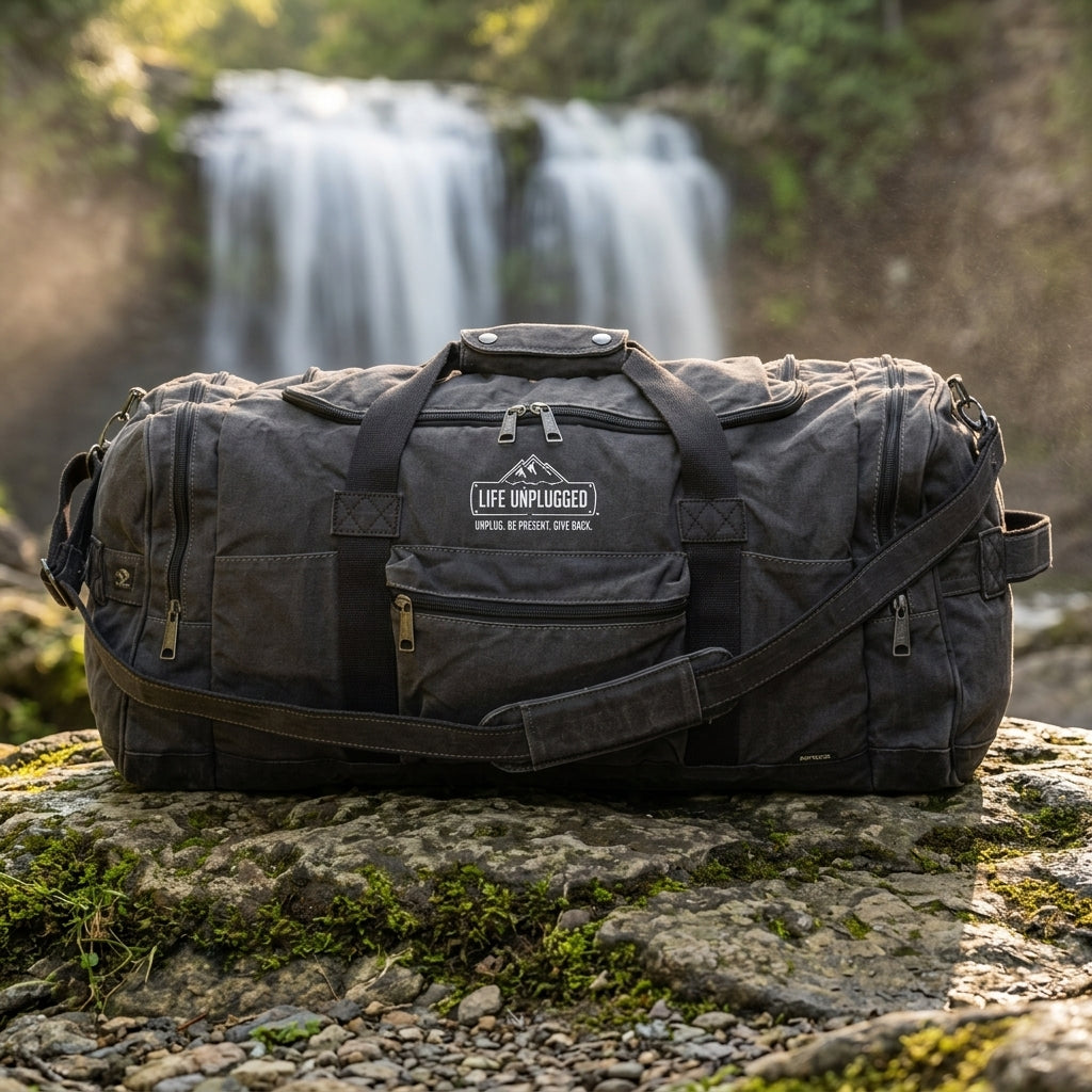 Founder's Select™ Expedition 60L Duffel Bag Powered by DRI DUCK