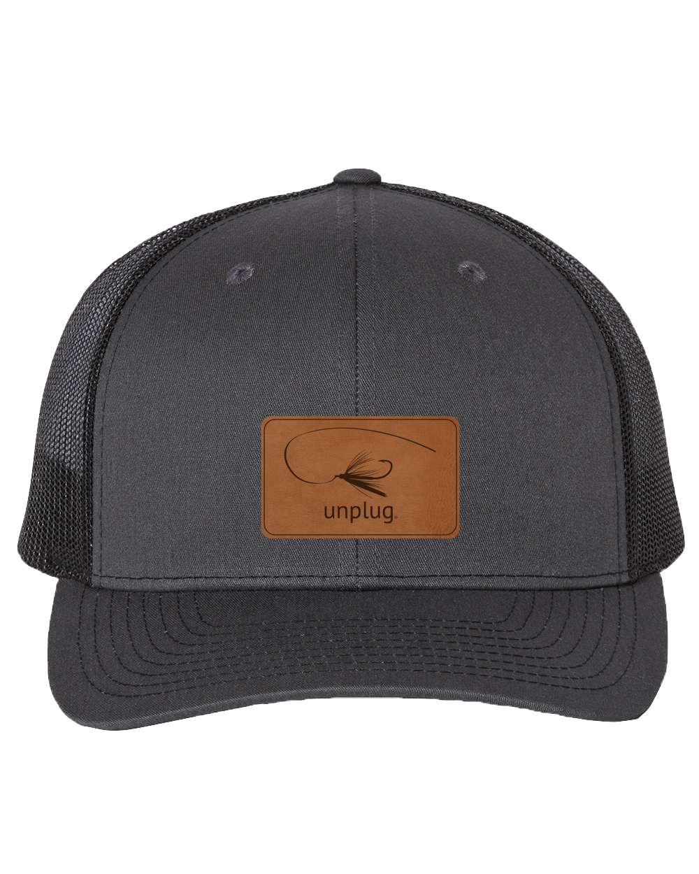 Fly Fishing Leather Patch Hat - Life Unplugged