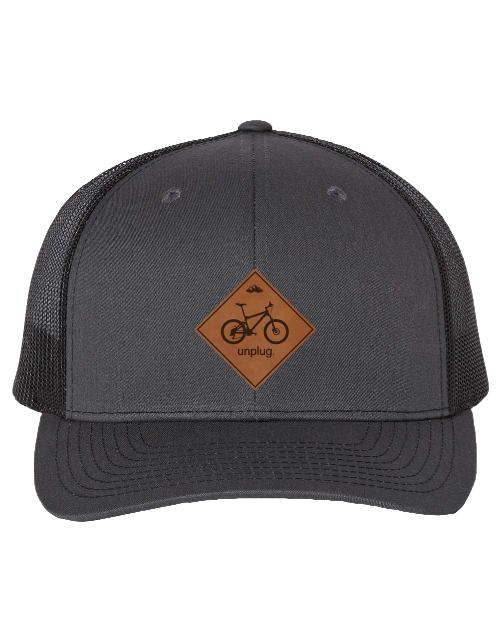Mountain Bike Leather Patch Hat - The Wanderheart Project
