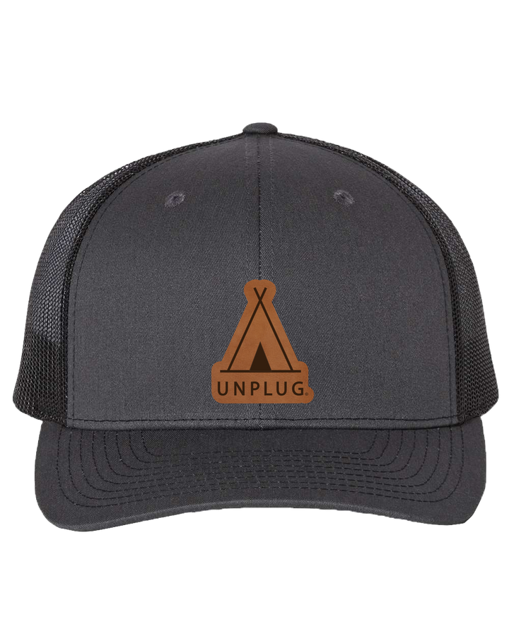 Tent Leather Patch Hat - Life Unplugged