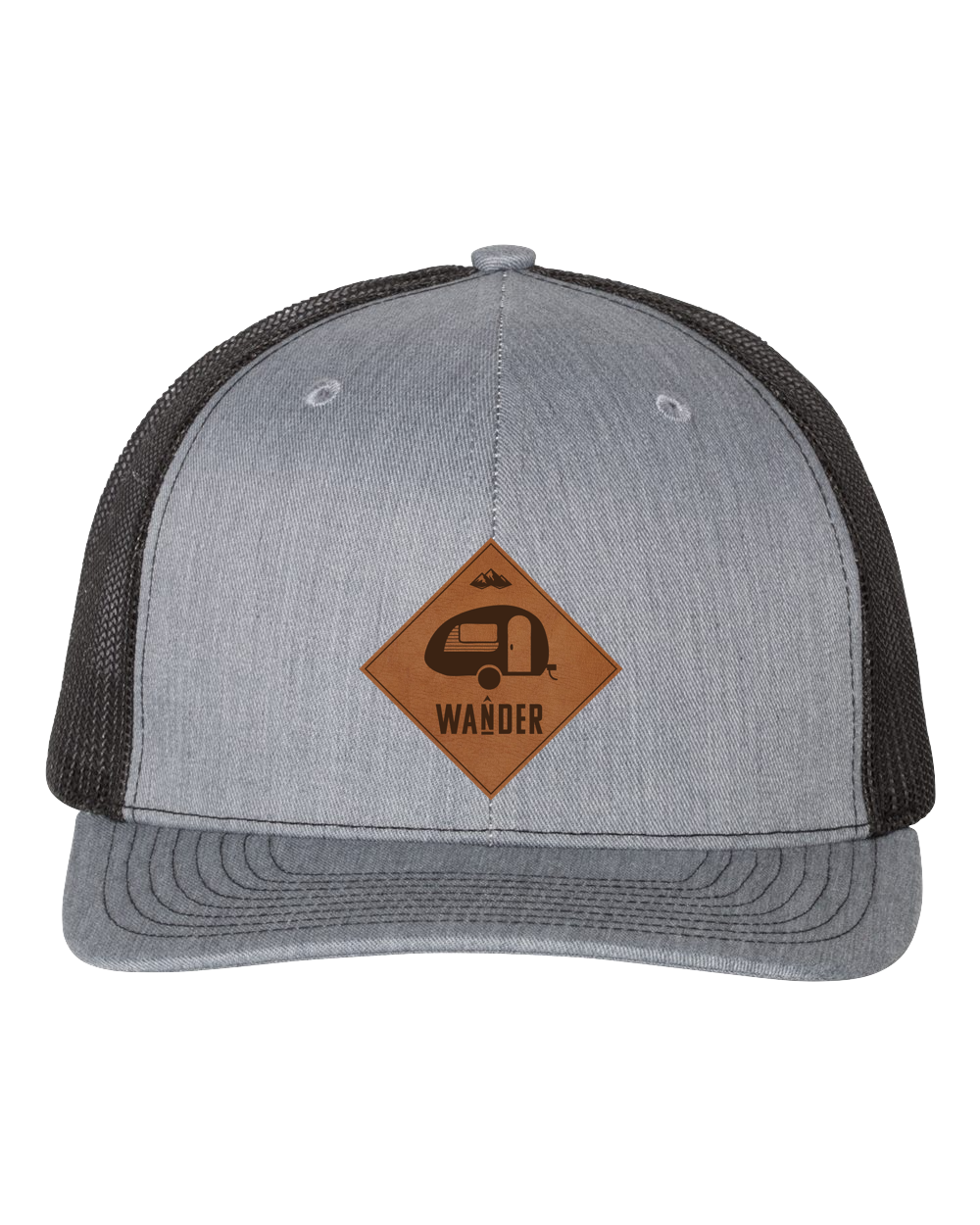 Wander Camper Leather Patch Hat - The Wanderheart Project