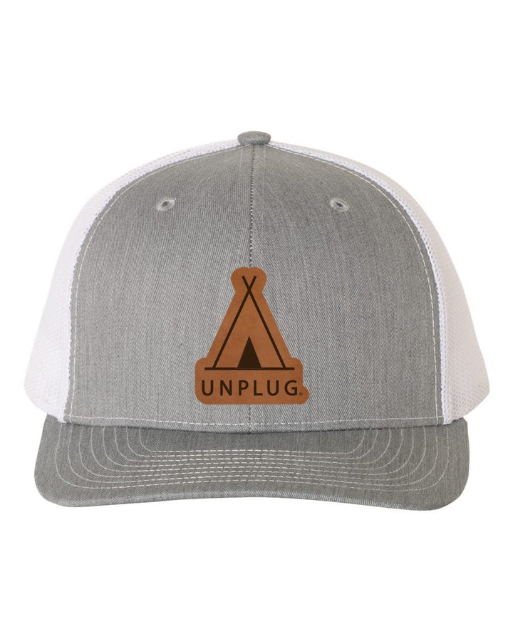 Tent Leather Patch Hat - Life Unplugged