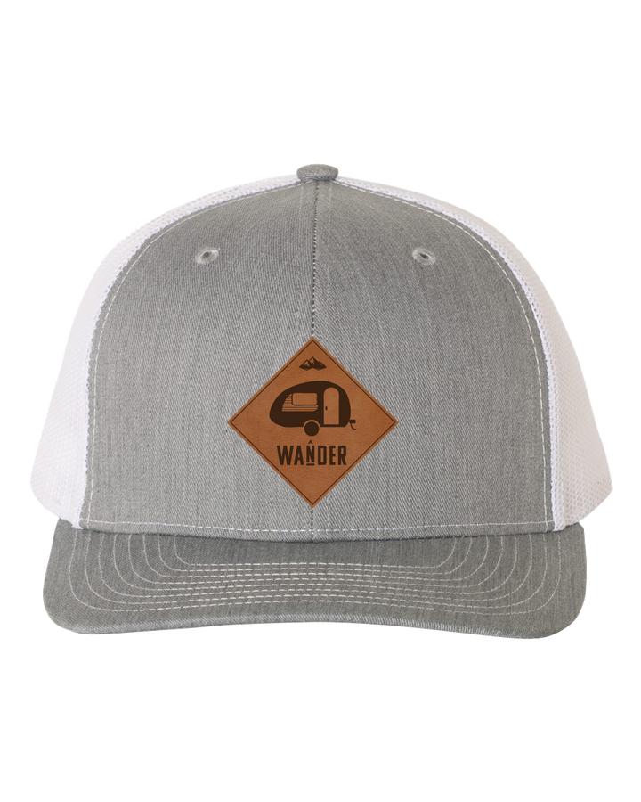 Wander Camper Leather Patch Hat - Life Unplugged