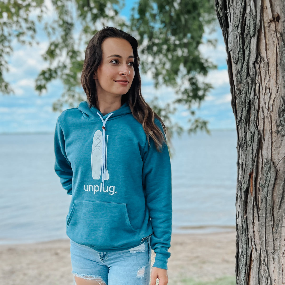 Stand Up Paddle Board Premium Super Soft Hooded Sweatshirt - The Wanderheart Project