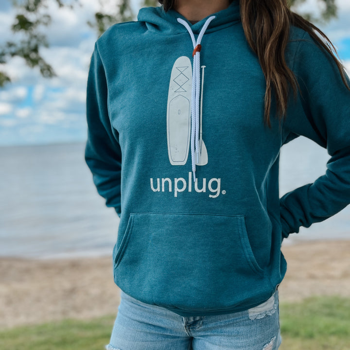 Stand Up Paddle Board Premium Super Soft Hooded Sweatshirt - The Wanderheart Project