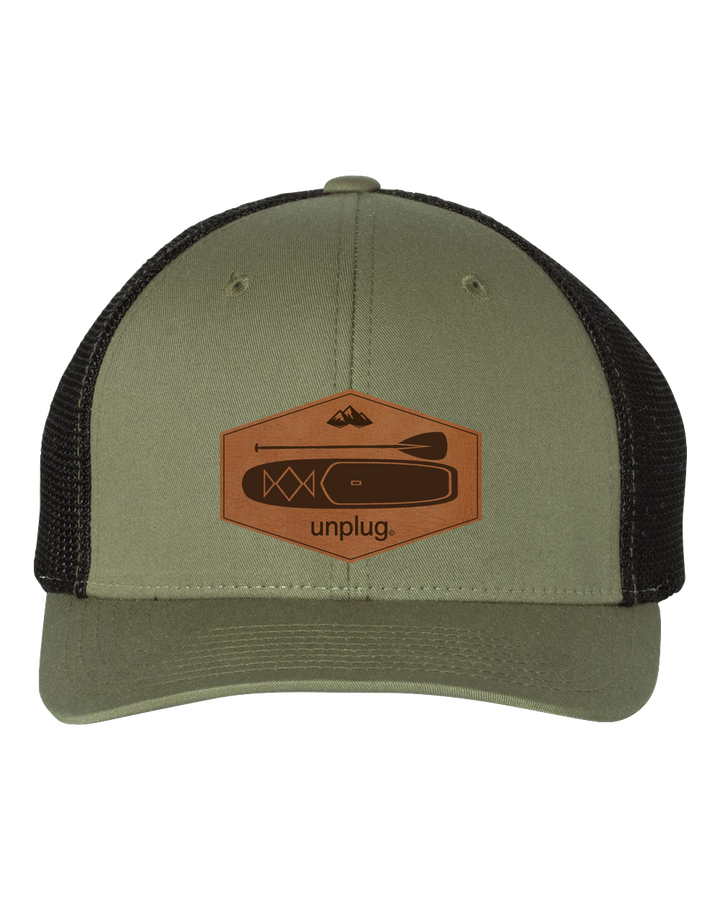 Stand Up Paddle Board Leather Patch Hat - The Wanderheart Project